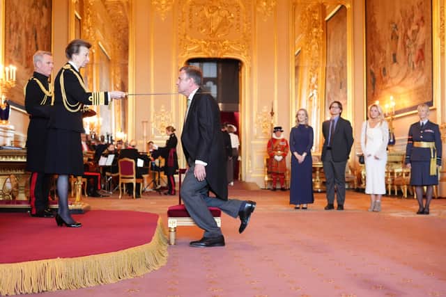 Sir Greg said it was ‘a huge honour’ to be made a knight (Jonathan Brady/PA)