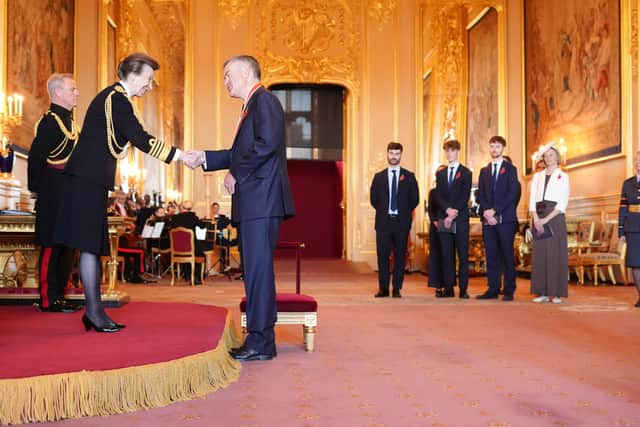 Sir David was knighted for services to the justice system (Jonathan Brady/PA)