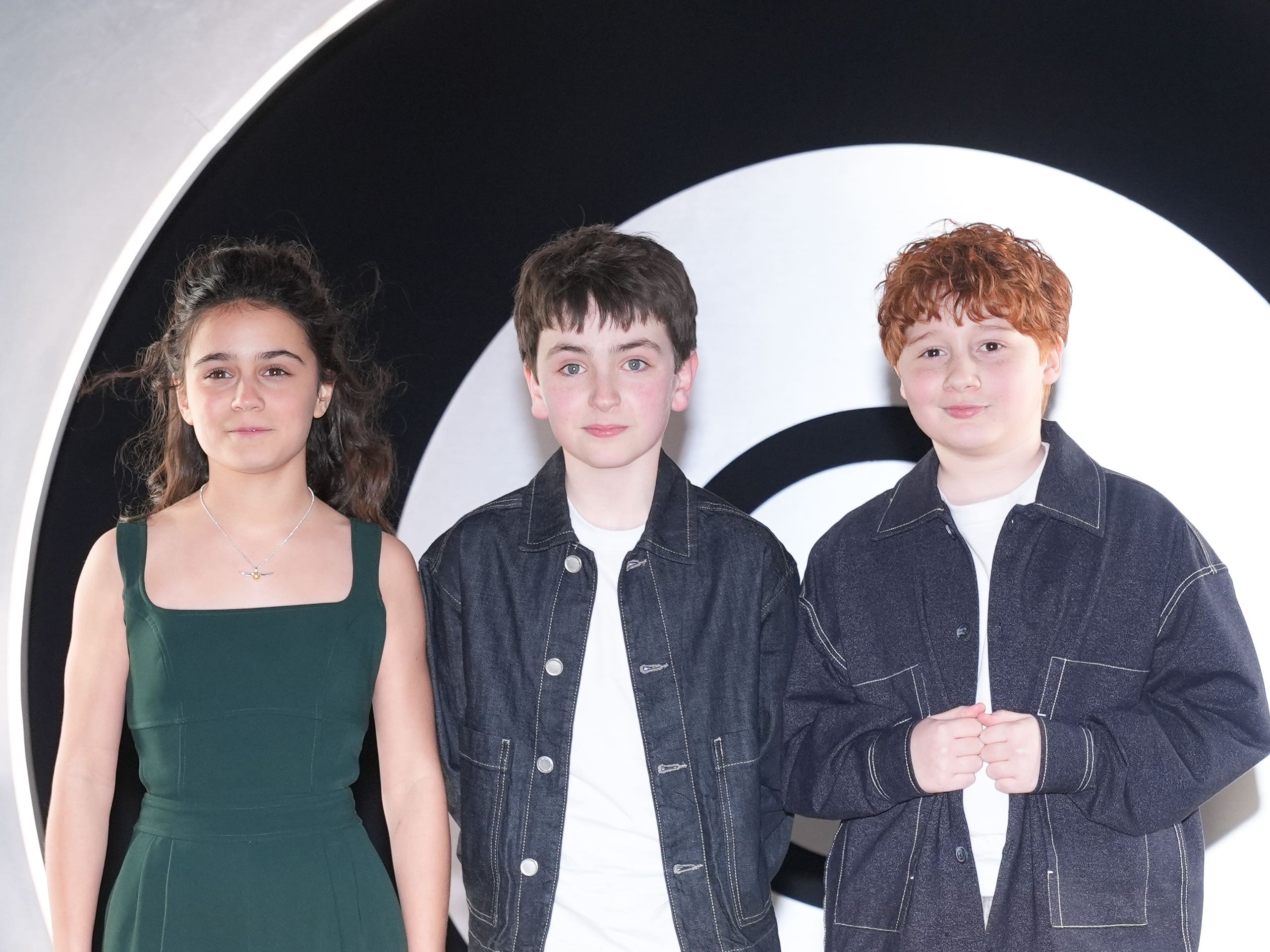 Arabella Stanton, Dominic McLaughlin and Alastair Stout at the HBO Max launch party for the show