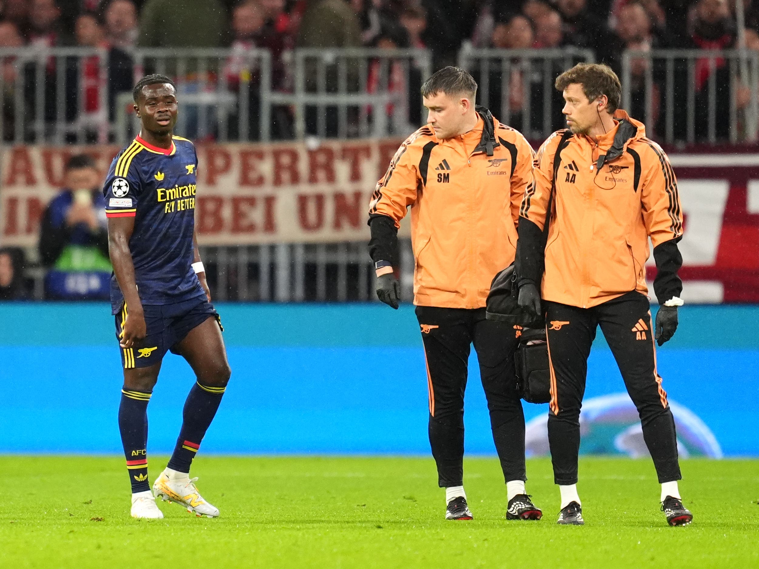 Arsenal boss Mikel Arteta admits signs are ‘not good’ for Bukayo Saka