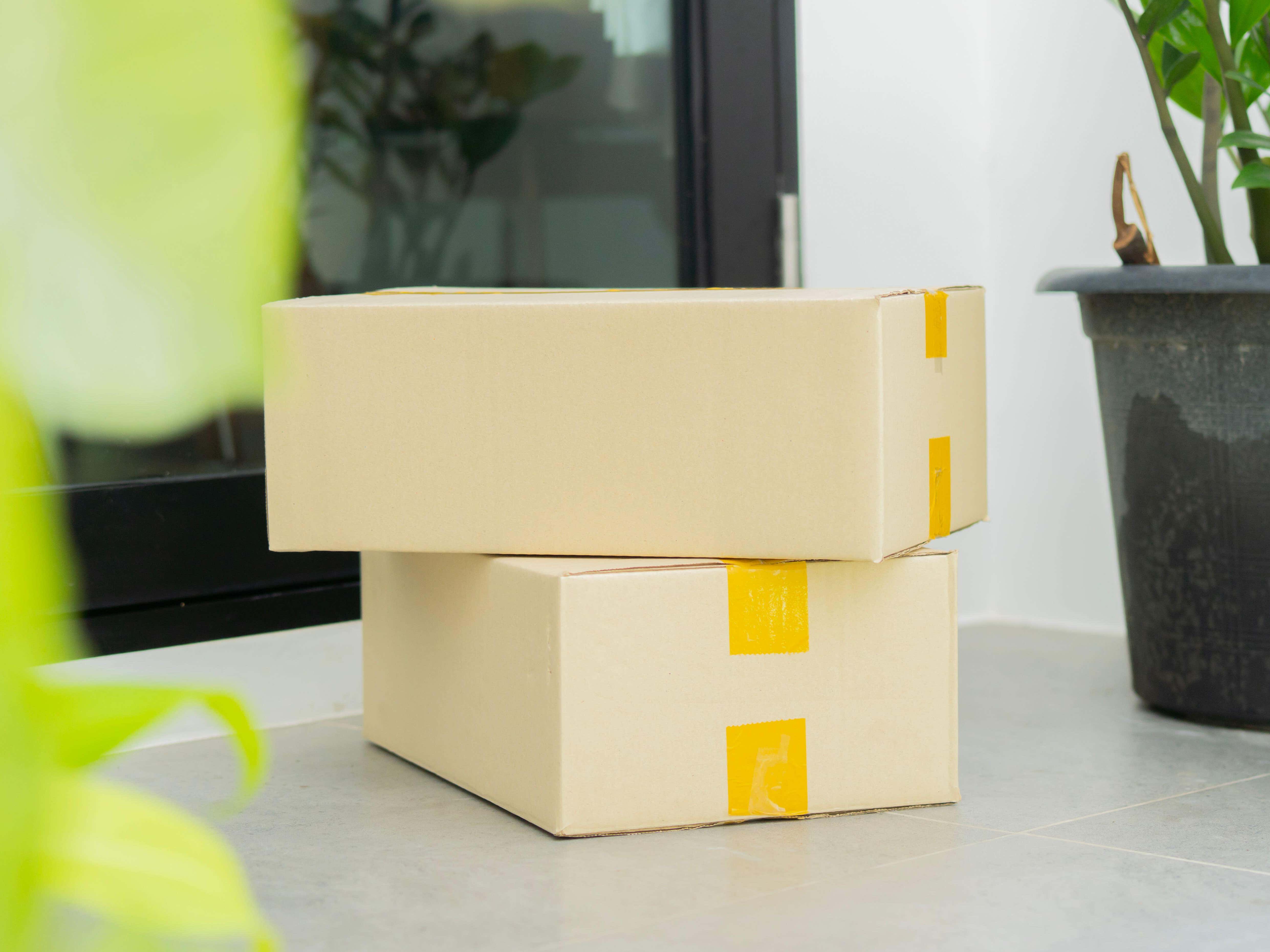 Cardboard boxes