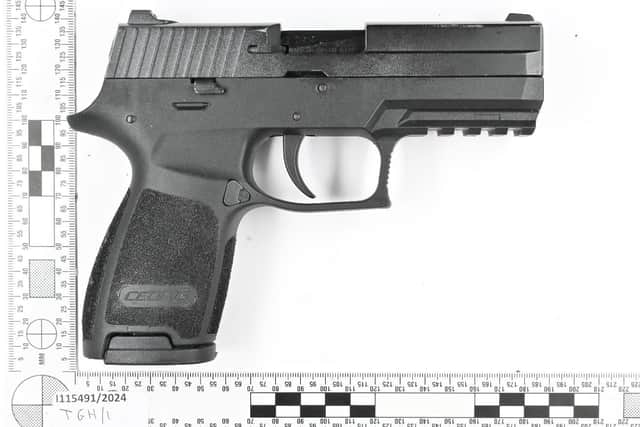 A gun found in the possession of Faisal Razzaq (Counter Terrorism Policing/Met Police/PA)
