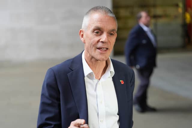 Tim Davie resigned in the wake of the incident (Lucy North/PA)