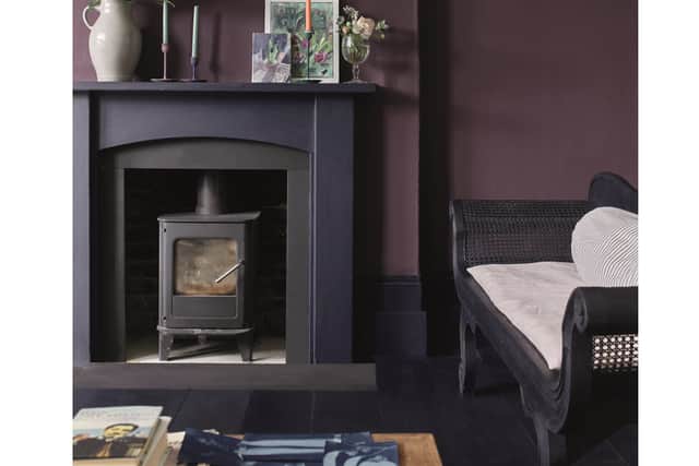 Room painted in Annie Sloan Tyranium Plum, Wall Paint, 2.5L, £55.95, Annie Sloan (Annie Sloan/PA)