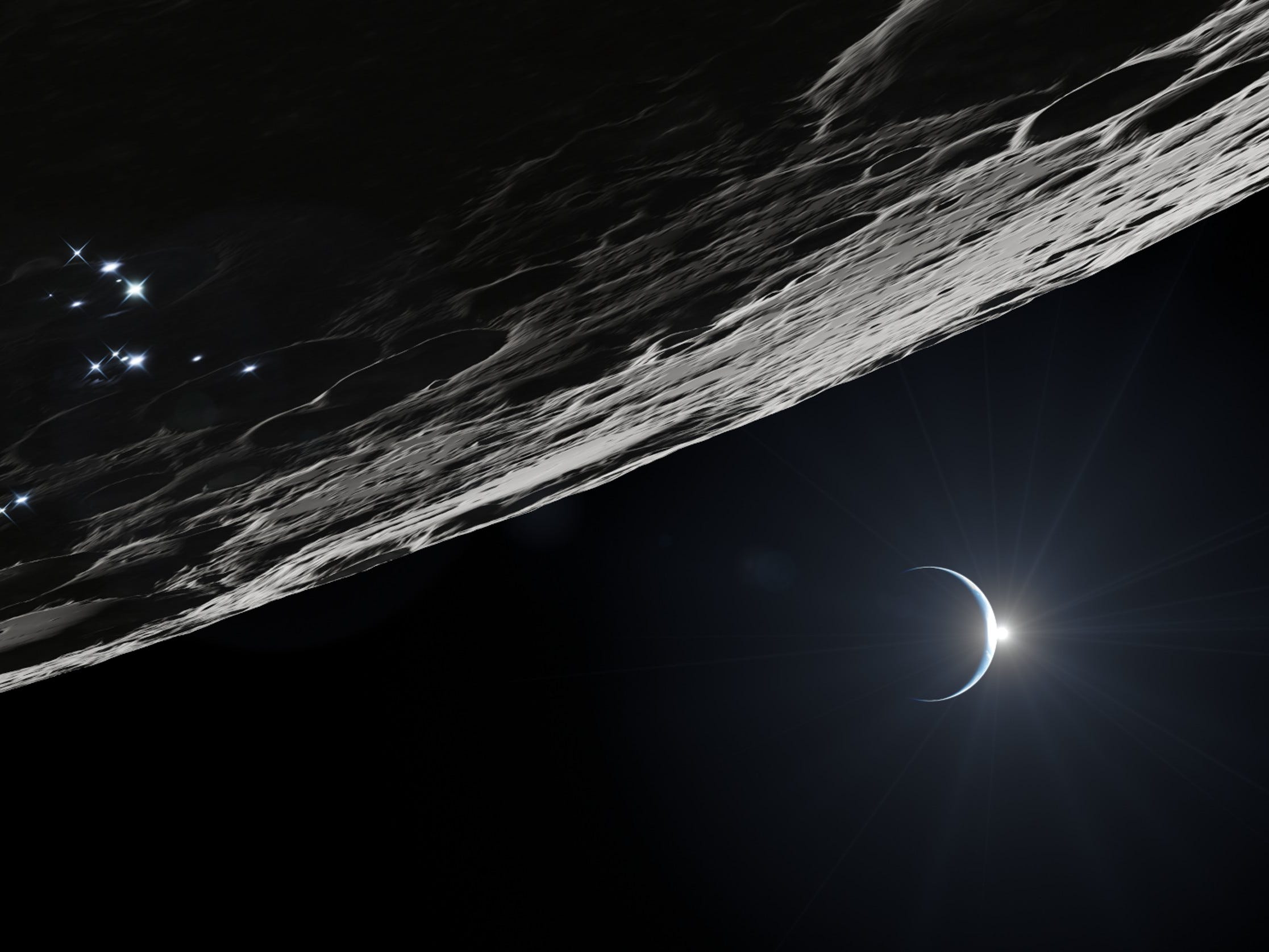 Lunar surface meteor strikes on minds of Nasa bosses in developing Moon ...