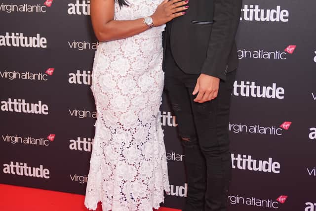 Burke and her partner, Darren Randolph (Yui Mok/PA)