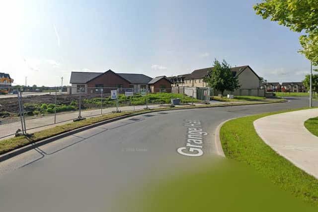 Entrance road to Grange Hall and Grange Manor, Mountmellick