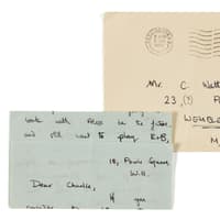 Brian Jones’s letter asking Charlie Watts to join Rolling Stones to be auctioned