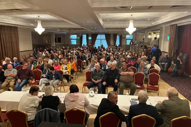 A previous public meeting held in Durrow attracted a large crowd. 