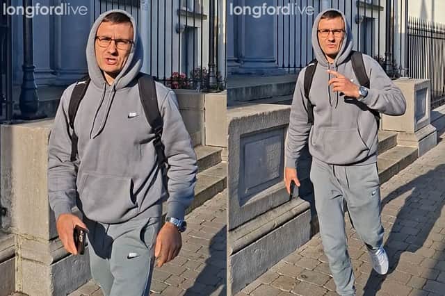 Evaldas Palijonskas leaving Longford District Court