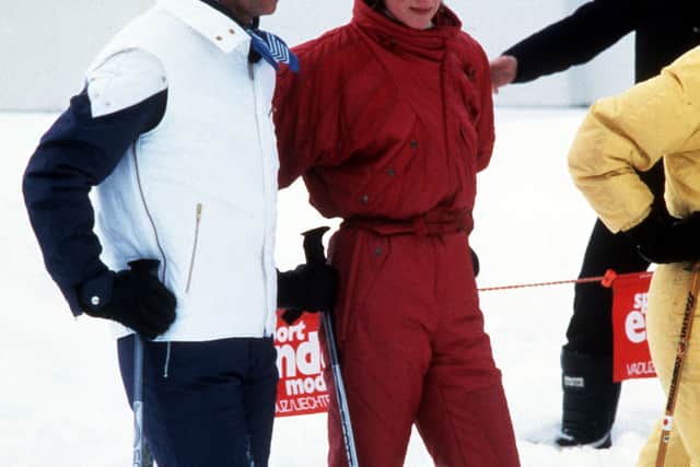 Diana was known for her fashion-forward ski style, and current trends seem to be calling back to that (Ron Bell/PA)