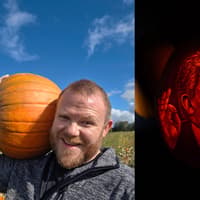 Pumpkin carver who creates ‘terrifying’ portraits of Donald Trump and Vladimir Putin earns £20k a year from side hustle