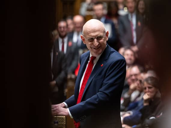 John Healey delivering his first Budget