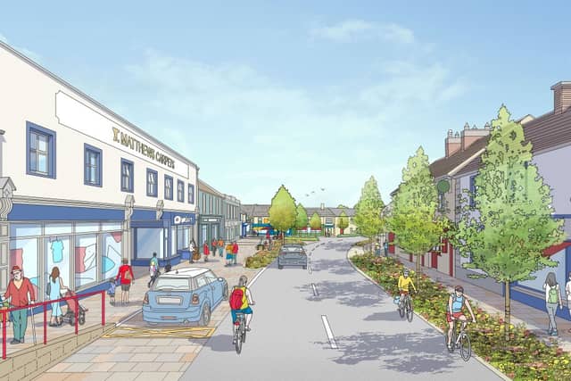 The design project will focus on two key areas: Main Street and the area surrounding the former railway station and library buildings