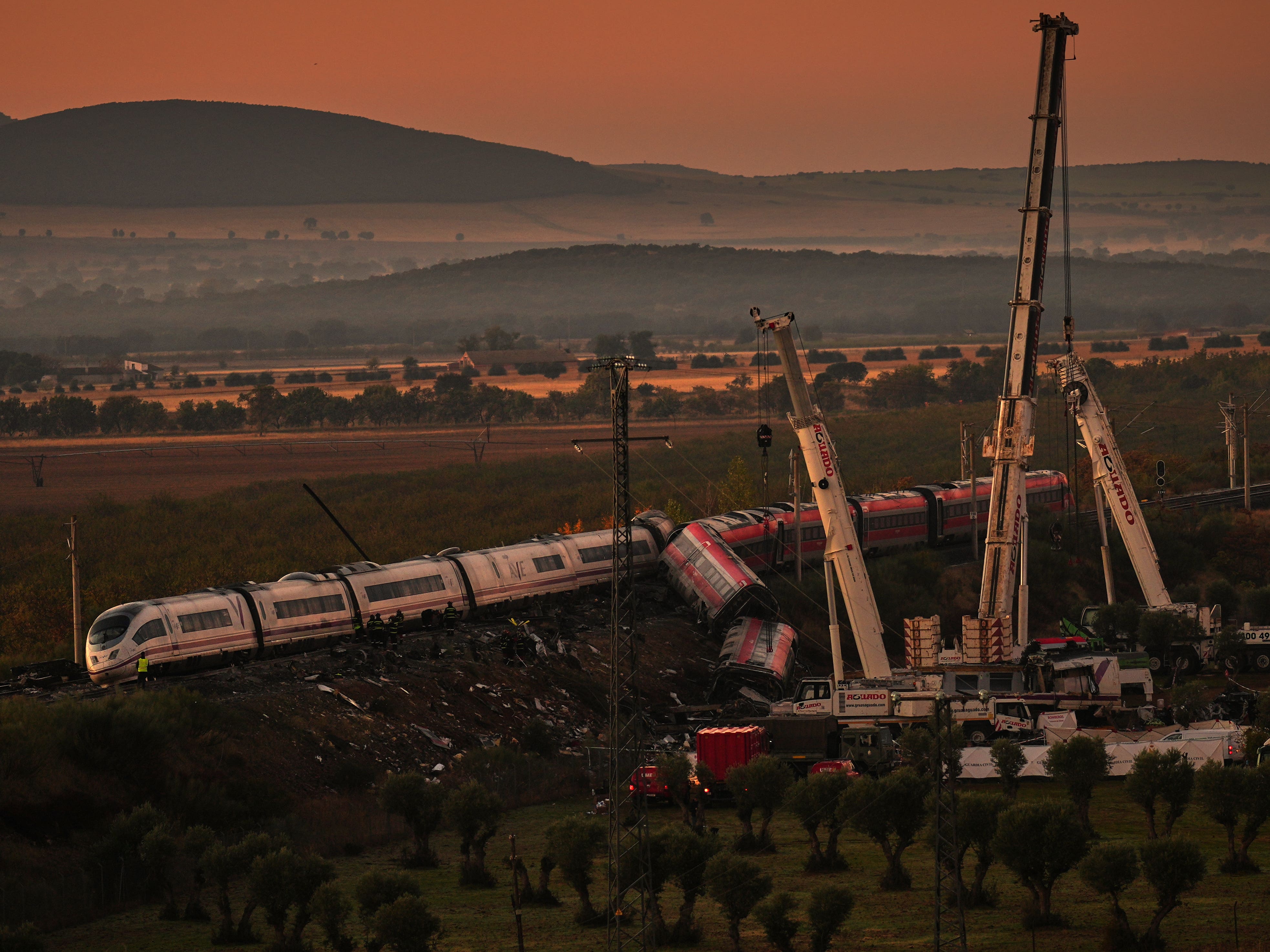 APTOPIX Spain Train Crash