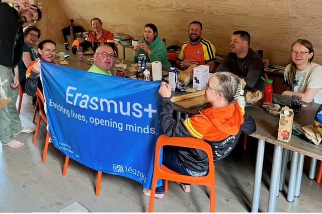 Graignamanagh canoe club members enjoying  their trip to Finland