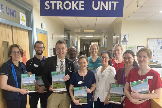 Members of the Mayo University Hospital Stroke Unit pictured on the ward for World Stroke Day