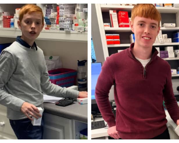 Seanie at Cong pharmacy 