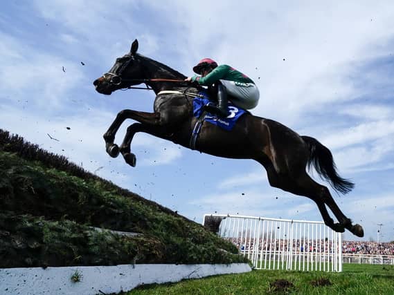 Handstands in action at Aintree