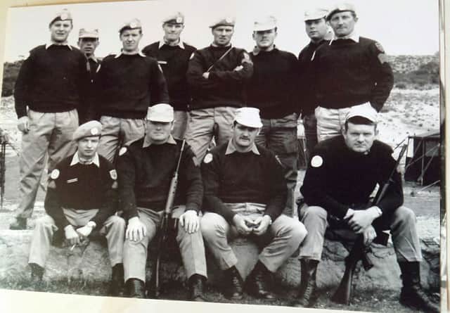 Shooting team: Anthony centre back row.