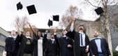 Graduates at Atlantic Technological University conferring ceremony at the Letterkenny Campus