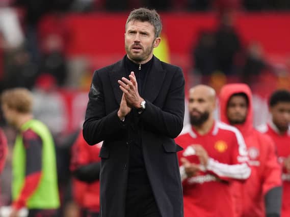 Michael Carrick has had a difficult few weeks in charge of Manchester United