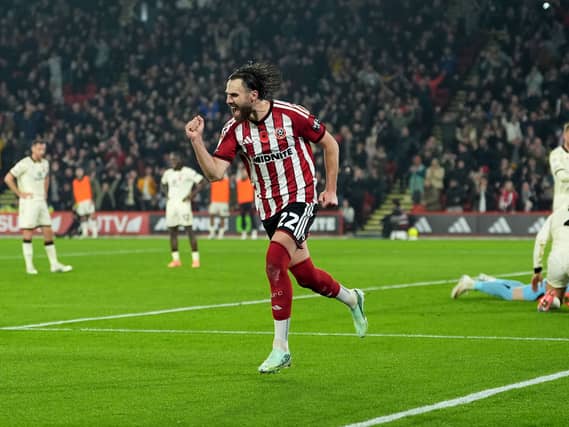 Ben Brereton Diaz celebrates