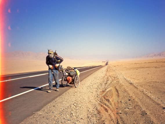 Karl Bushby walking across Chile