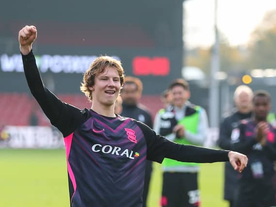 Birmingham’s August Priske celebrates