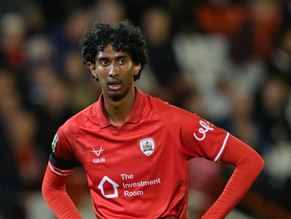 Barnsley's Vimal Yoganathan in action