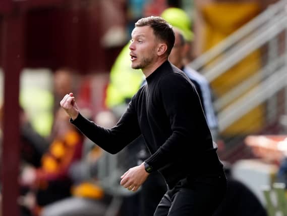 Motherwell manager Alfred Johansson