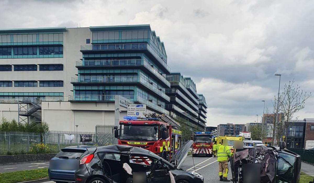 Threecar collision blocked busy route between parts of Kildare and