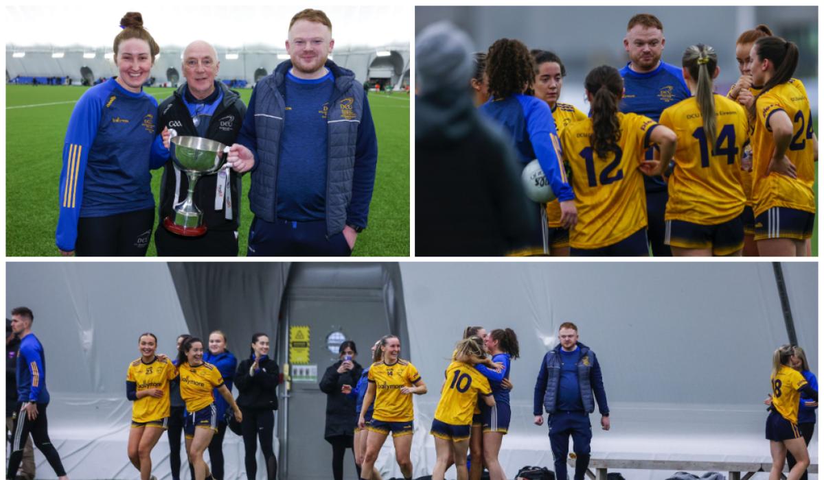 Laois' Stephen Duff takes DCU to thirdlevel ladies football glory