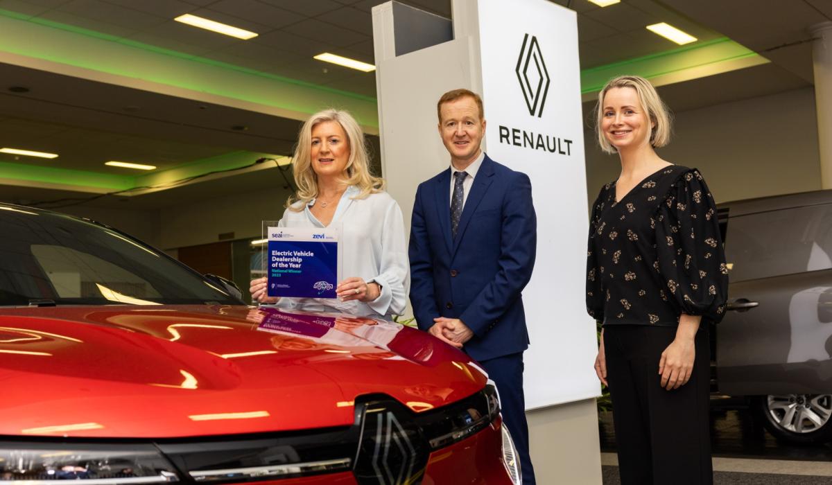 Kildare's Joe Mallon Motors wins 2023 ZEVI Electric Vehicle Dealership