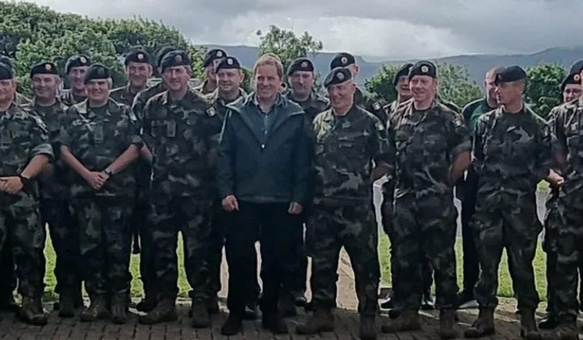 Ardal O'Hanlon at Finner Camp to film part of new TV series Ireland Live