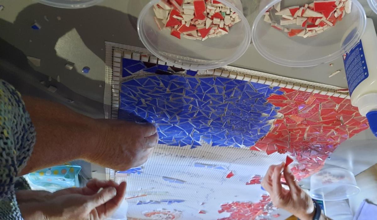 When Birr Artistic Community comes together new Mosaic Murals unveiled at Marian Hall Ireland