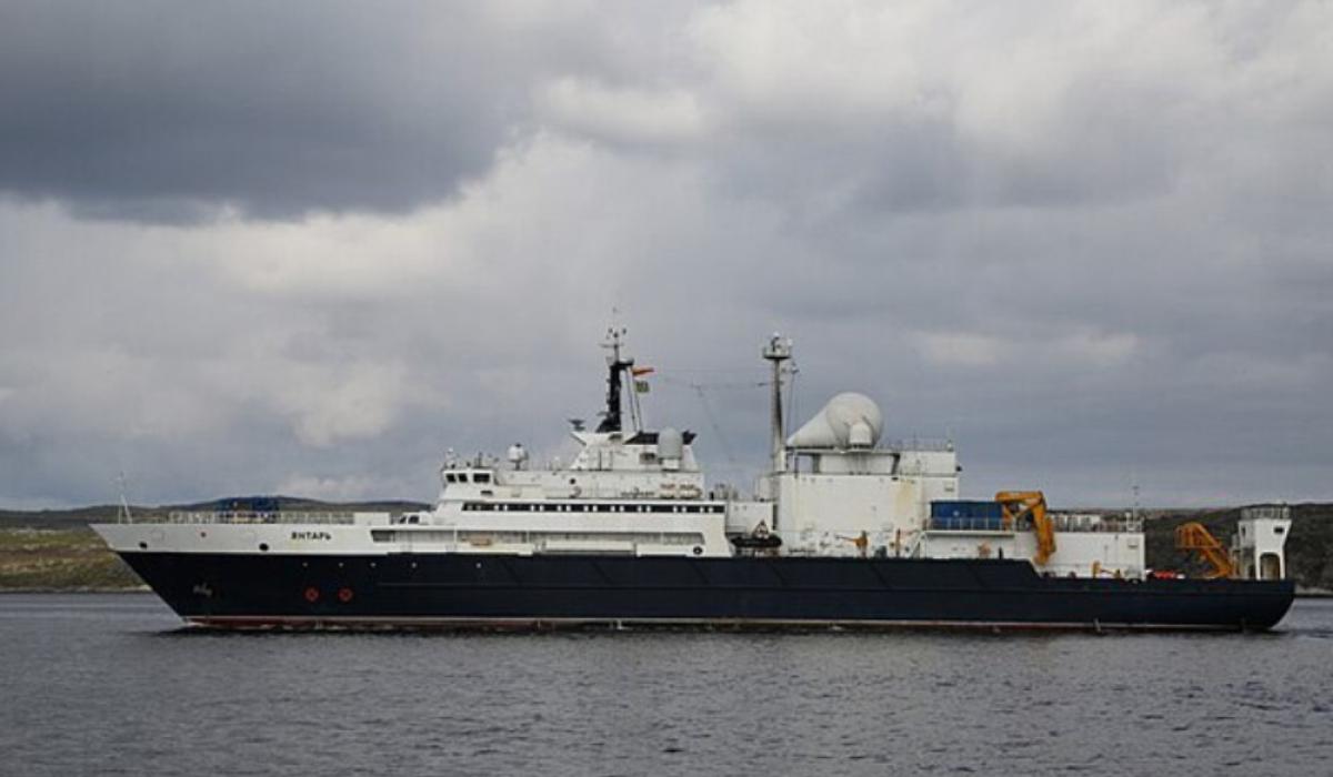 'Concern' raised over 'deeply dangerous' Russian spy ship set to enter Irish waters