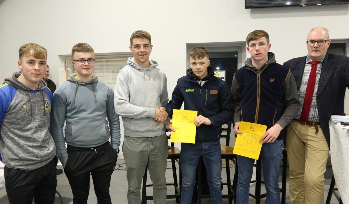 In Pictures Limerick hurler presents awards to tractor driving course