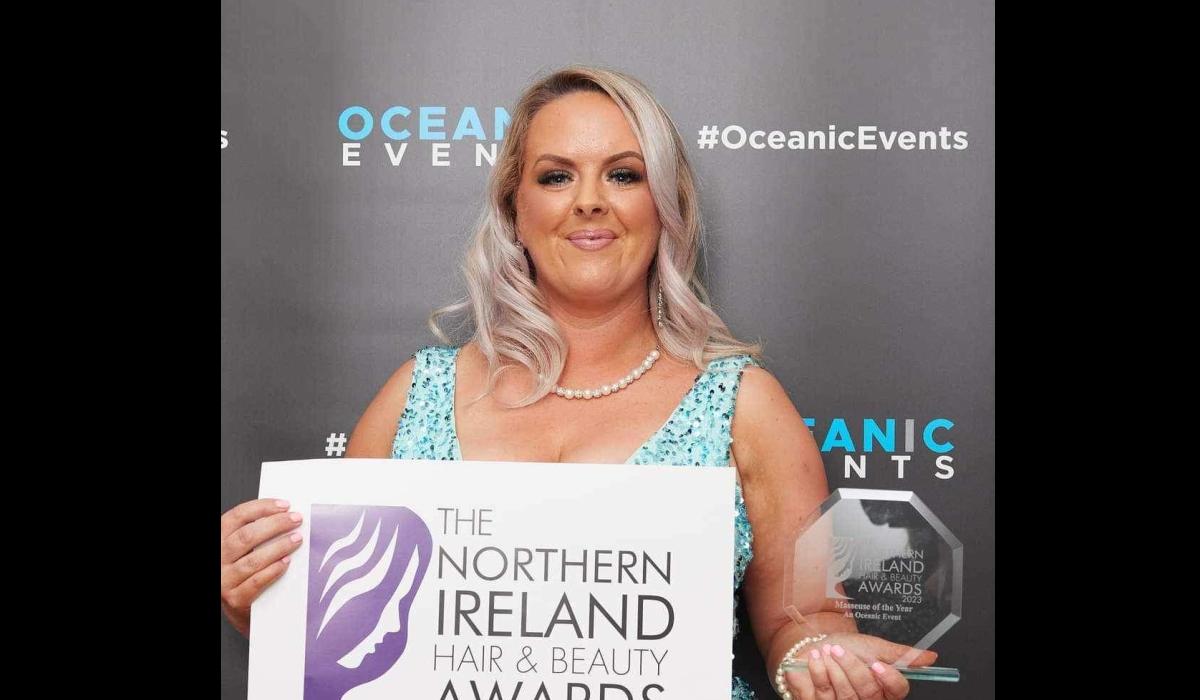 Dungiven salon scoops Masseuse of the Year at NI Hair & Beauty Awards