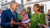 Taoiseach confronted