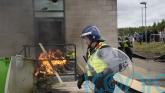 Equal longest summer riots sentence for man who stoked fire outside hotel