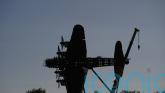 Lancaster bomber sculpture paying tribute to air crews erected in Lincolnshire