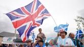 Anti-immigration group and counter-protesters in Falkirk standoff