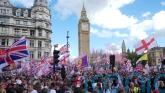 Nine arrests and more to come as police attacked at Tommy Robinson protest