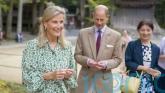 Duke and Duchess of Edinburgh find lucky pine needles in sacred part of Japan