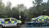 Three officers taken to hospital after crash involving police vehicles