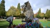 Charles lays flowers at first national LGBT armed forces memorial