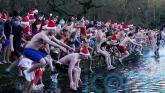 In Pictures: Hardy swimmers and royal watchers brave cold Christmas Day