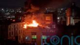 Rooftop hotel blaze extinguished by firefighters
