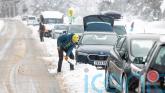 Amber snow and wind warnings issued as UK braces for Storm Goretti